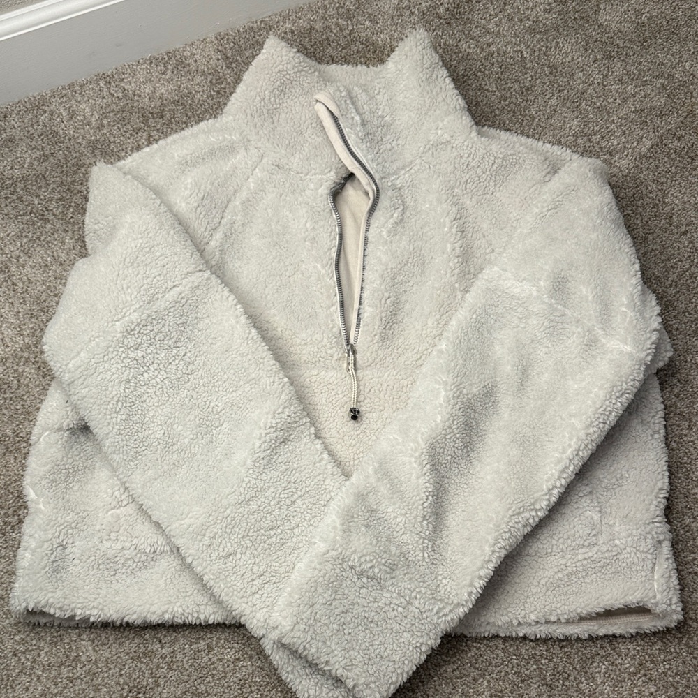 lululemon athletica Cream Teddy Jacket
